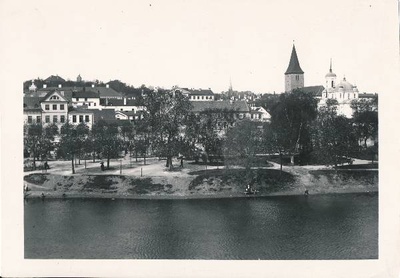 Tartu linnavaade. Emajõgi. 20. sajandi algus.  similar photo