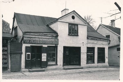 Uueturu 10 (kullassepa ja graveerimise töökoda). Tartu, 1939.  duplicate photo