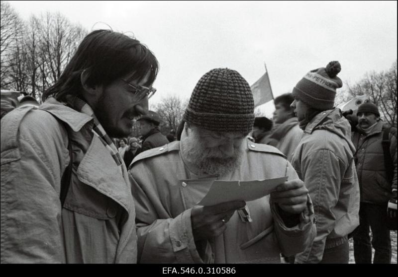 Lipu mahavõtmine Toompealt.