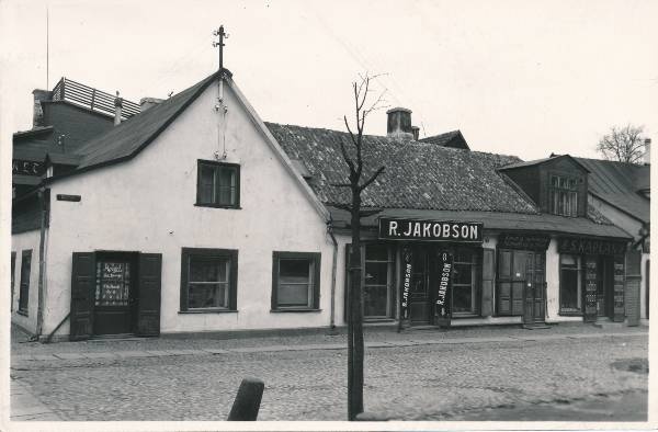 Tartu linnavaade. Uueturu tn Aleksandri tn poolne osa. 1939.a.