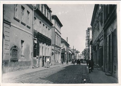Tartu linnavaade. Suurturg (Raekoja plats), vaade Rüütli tänavale. 20. sajandi algus.  duplicate photo