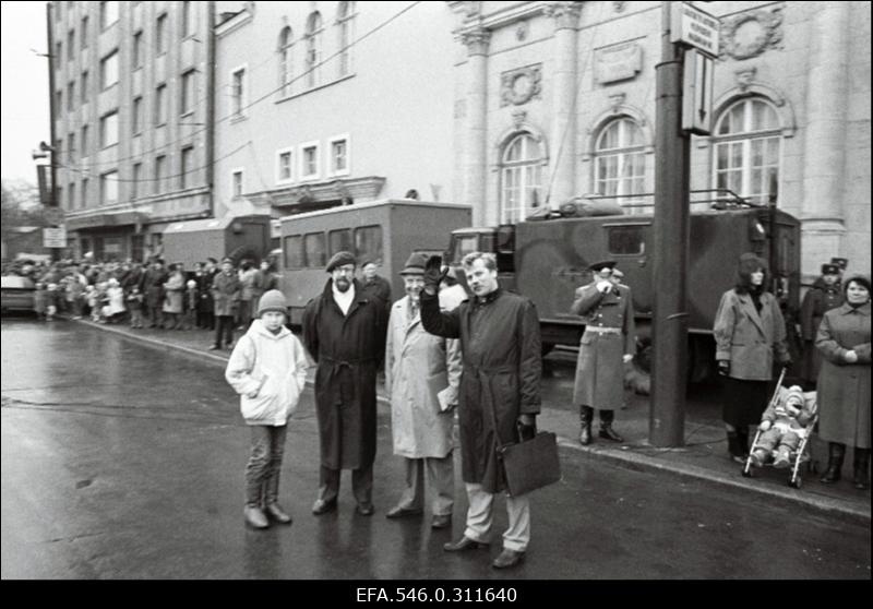 Oktoobripühade demonstratsioonis