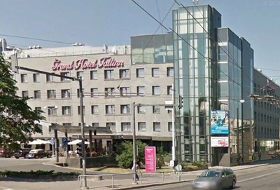 Tallinn, uue hotelli ehitustööd rephoto
