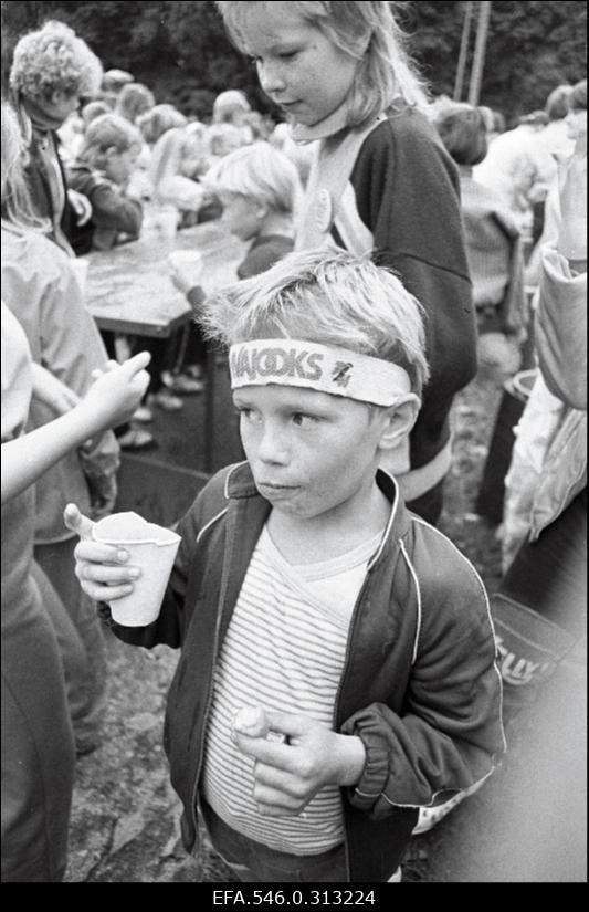 Ajalehe "Rahva Hääl" Rahvajooks Tallinn'89.