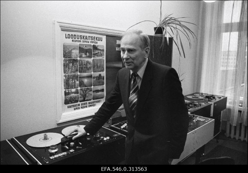 Raadioajakirjanik Lembit Lauri.
