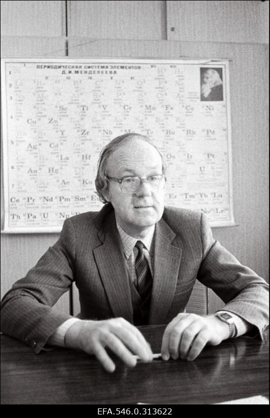 Mihkel Veiderma, keemik, tehnikateaduste doktor, professor.