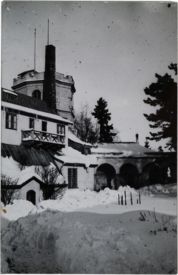 Akseli Gallen-Kallela's atelier and its tower from southwest  duplicate photo