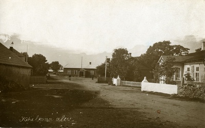 Kihelkonna alevik, vaade keskväljakule  duplicate photo