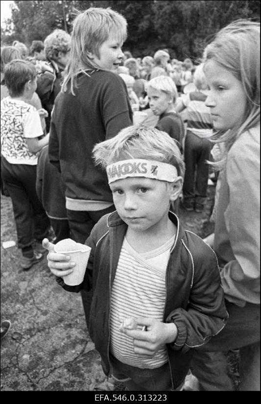 Ajalehe "Rahva Hääl" Rahvajooks Tallinn'89.