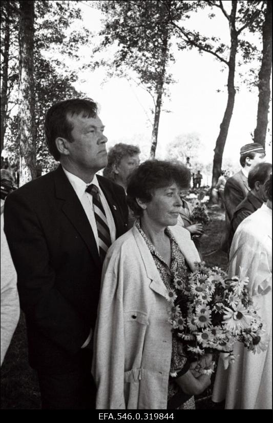 K. Pätsi mälestussamba avamine Tahkurannas.