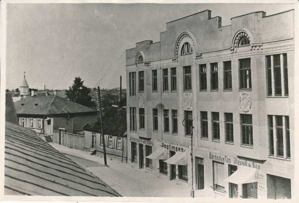 Viljandi linnavaade. Eesti Kirjastuse Ühisus Postimees. 19. sajand.