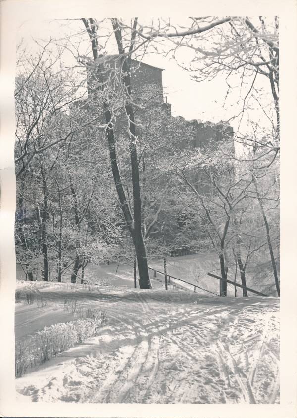 Tartu linnavaade. Talvine Toomemägi. 20. sajandi algus.
