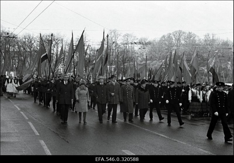 Oktoobridemonstratsioon.