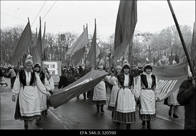 Oktoobridemonstratsioon.