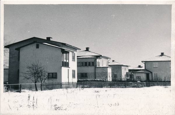 Uuselamud (eramud) Leningradi maanteel. Tartu, 1960-1965.