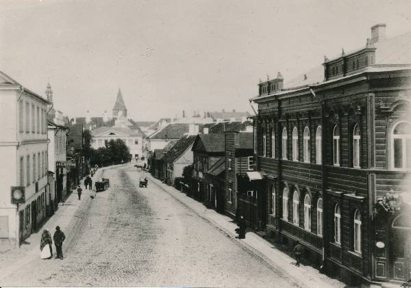 Promenaadi (Võidu) t, vaade vanalinna suunas. Tartu, 1905-1910.