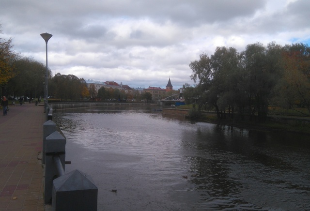 Tartu, harbour with a rock bridge rephoto