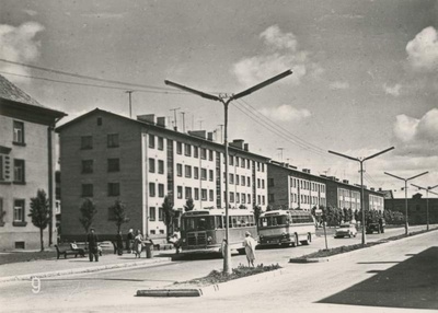 Foto. Lenini allee (Pikk tn), Pärnu.  duplicate photo