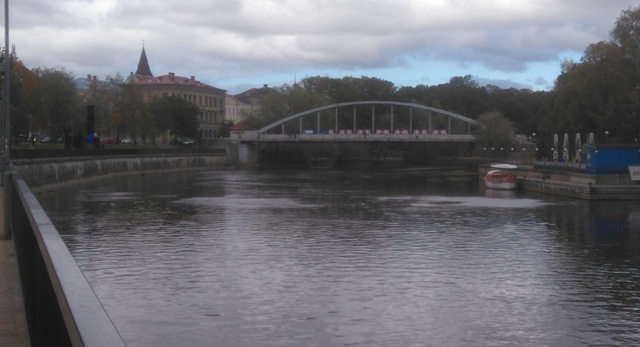 Tartu, stone bridge Emajõel rephoto