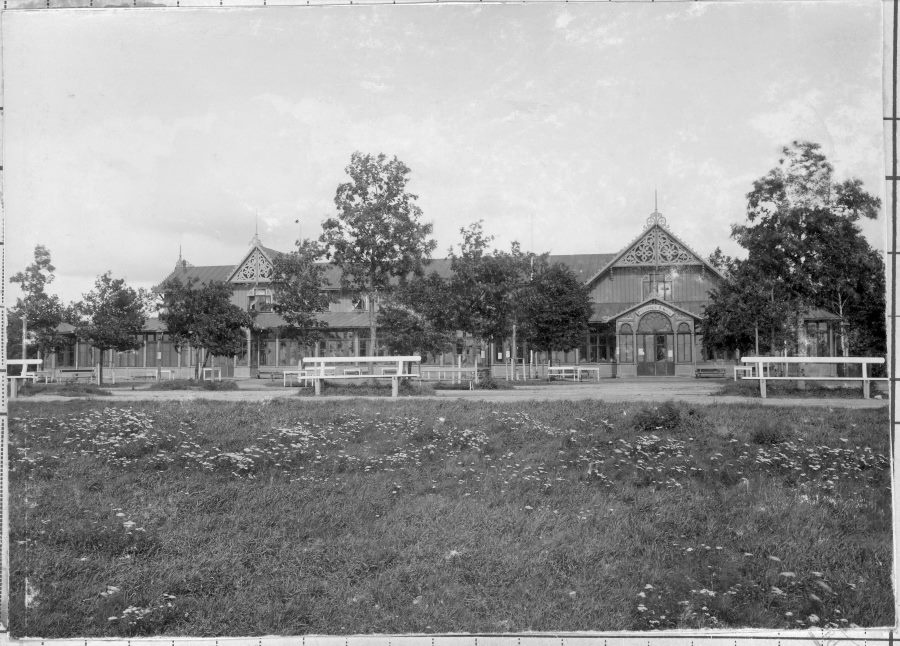 Foto,1906.a.,Pärnu Rannasalongi vaade mere poolt.