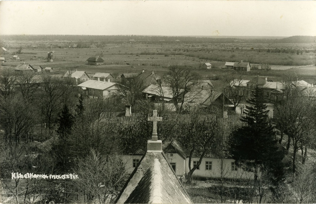 Kihelkonna maastik, vaade kiriku tornist