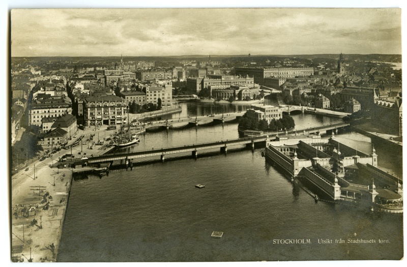 Vaade linnale Stockholmi raekoja tornist