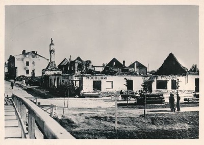 Tartu linnavaade. Varemed Holmi tn. 1944.a.  duplicate photo