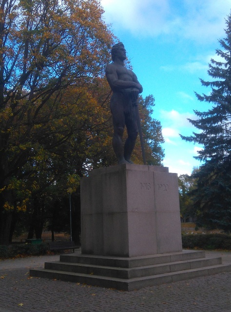 The monument of the War of Independence. rephoto