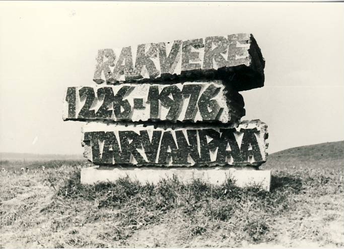 Rakvere 750 - mälestusmärk Rakvere Vallimäel