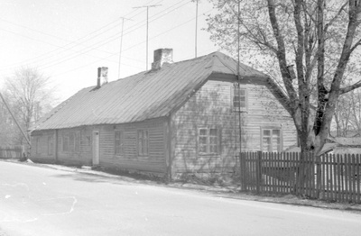 The house where Johann Kunder lived in 1878-1886 in the county of Lääne-Viru Rakvere city Kunderi tn 7  duplicate photo