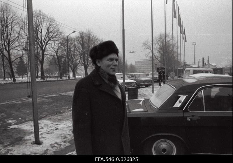 XXVI kongressi delegaadid Balti jaamas.