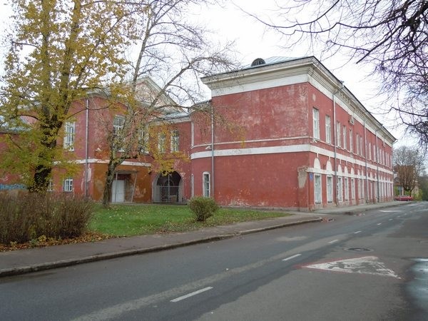 Narva Gymnasium building, 19th century.