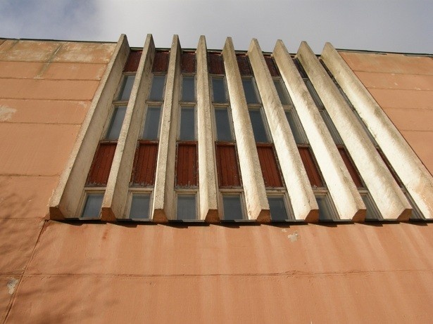 Entrance to the residential corps of the former Construction Materials combinate Ida-Viru county Narva city Joala 38