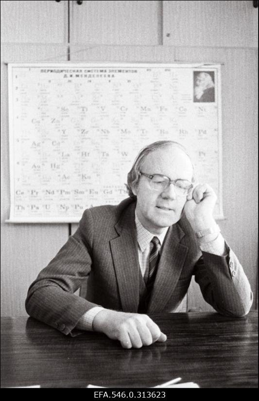 Mihkel Veiderma, keemik, tehnikateaduste doktor, professor.