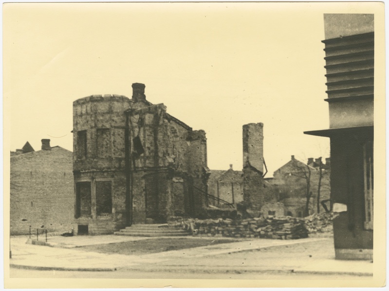 Tallinn 1944.a. Purustatud hooned Estonia pst.