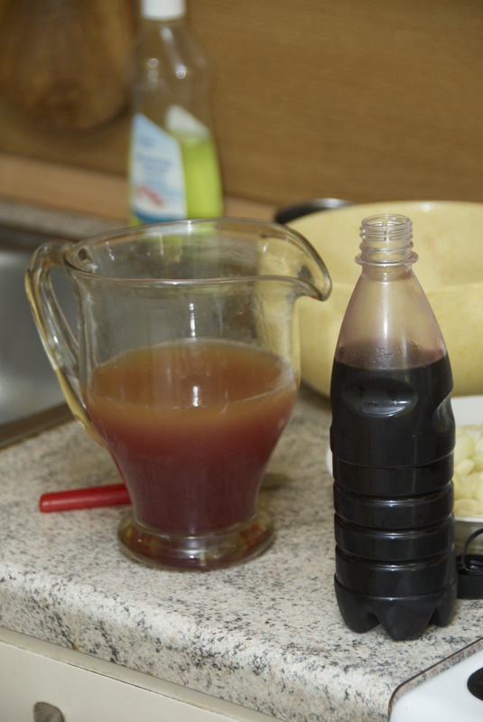 Õunamahl ja arooniasiirup