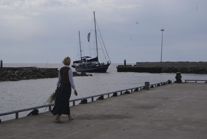 Purjekas Lulu saabub Ringsu sadamasse