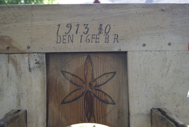 Laud Skalluse talus Ruhnul, detail