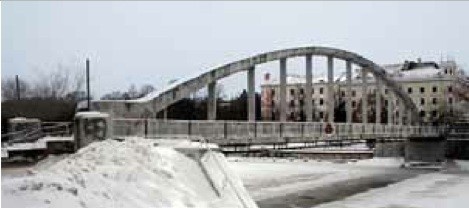 Archive bridge Tartu County Tartu City Emajõel, near Raekoja square