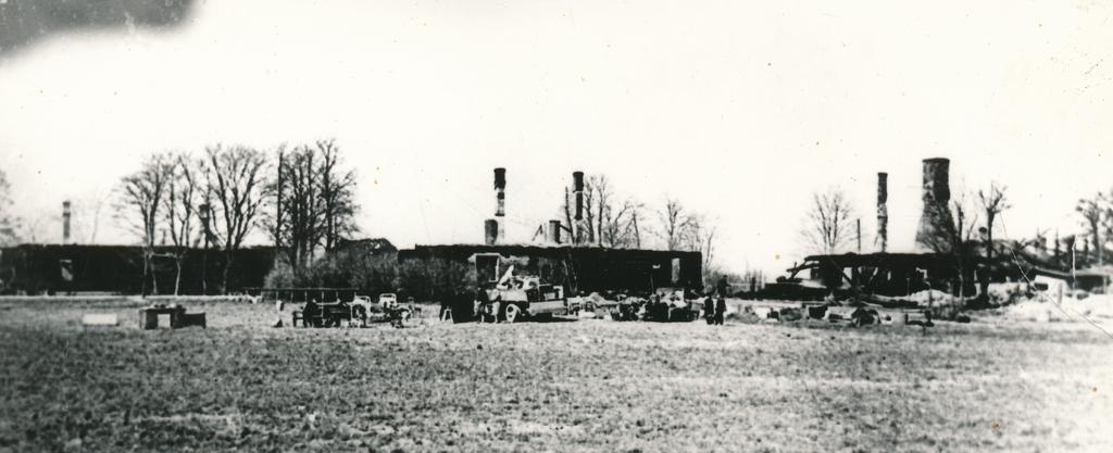 Kadrina, varemed peale 1956.a. tulekahju
