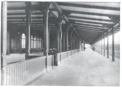 Foto. Haapsalu raudteejaam (ehit. 1905), ca 1910. 1967. Ü. p. M. Arro.  duplicate photo