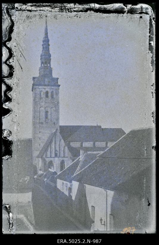 Tallinn. Rüütli tn vaade Niguliste
