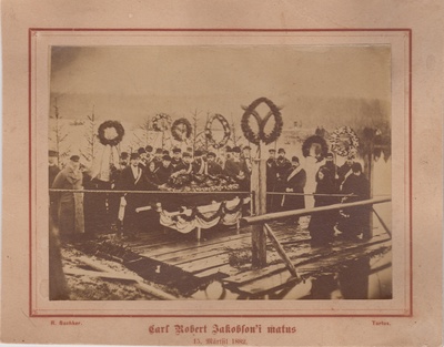 C. R. Jakobsoni matus.  duplicate photo