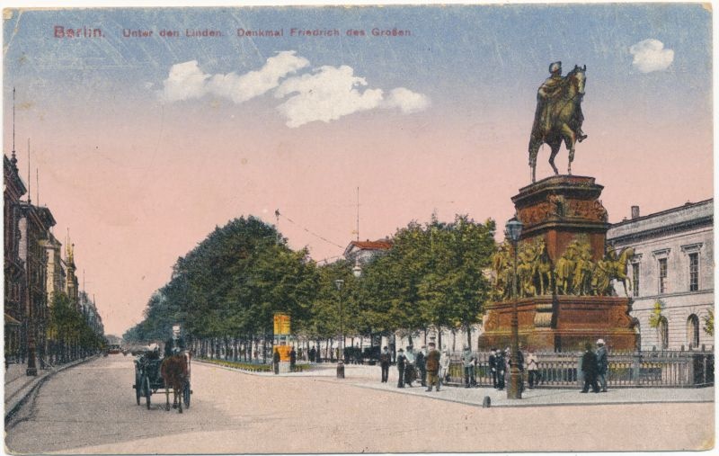 Postkaart. Berliin. Albumis HM 7956.