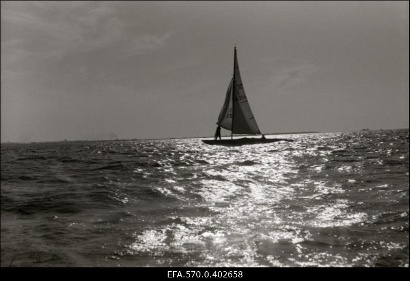 Purjekas Tallinna lahel.