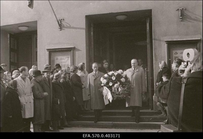 Helilooja Enn Võrgu matusetalitus.  similar photo