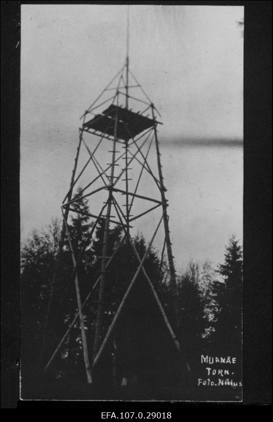 Suur-Munamäe vaatetorn 1920. aastate alguses.