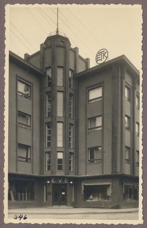 foto albumis, Viljandi, hotell-restoran EVE, u 1938, foto J. Riet