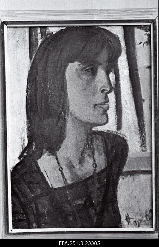 Maalikunstnik N. Kormašovi T. Ermi portree.