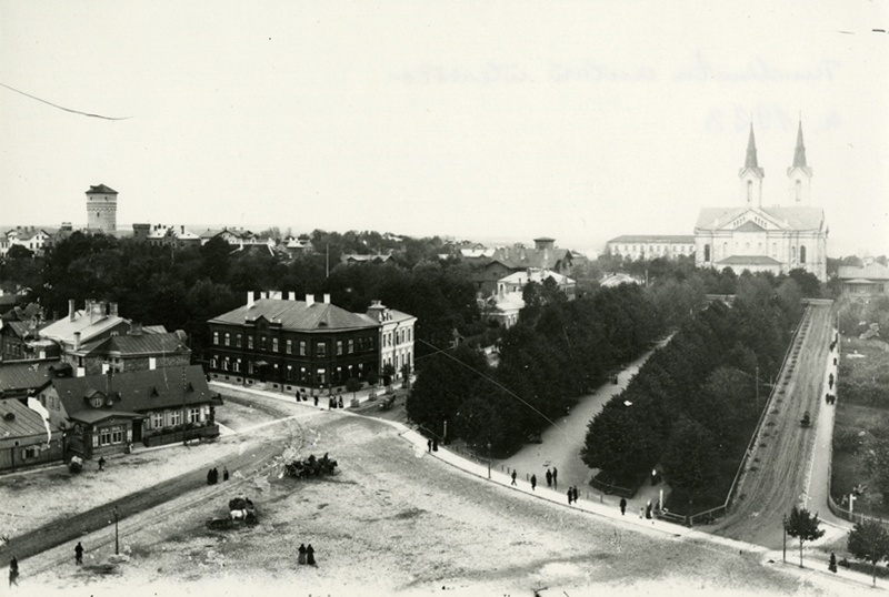 Vabaduse väljak ja Kaarli pst, panoraamvaade